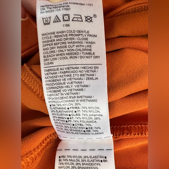 Athleta Delancey Straight Cargo Pant Orange - Picture 14 of 14